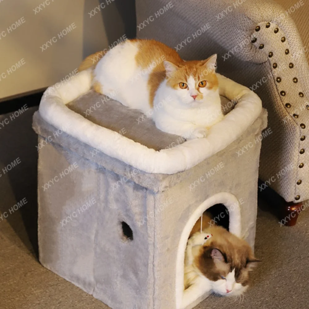 Cat Nest Four Seasons Universal Cat Supplies Pet Nest Cat Nest House Villa Deep Sleep Cat House Cat House