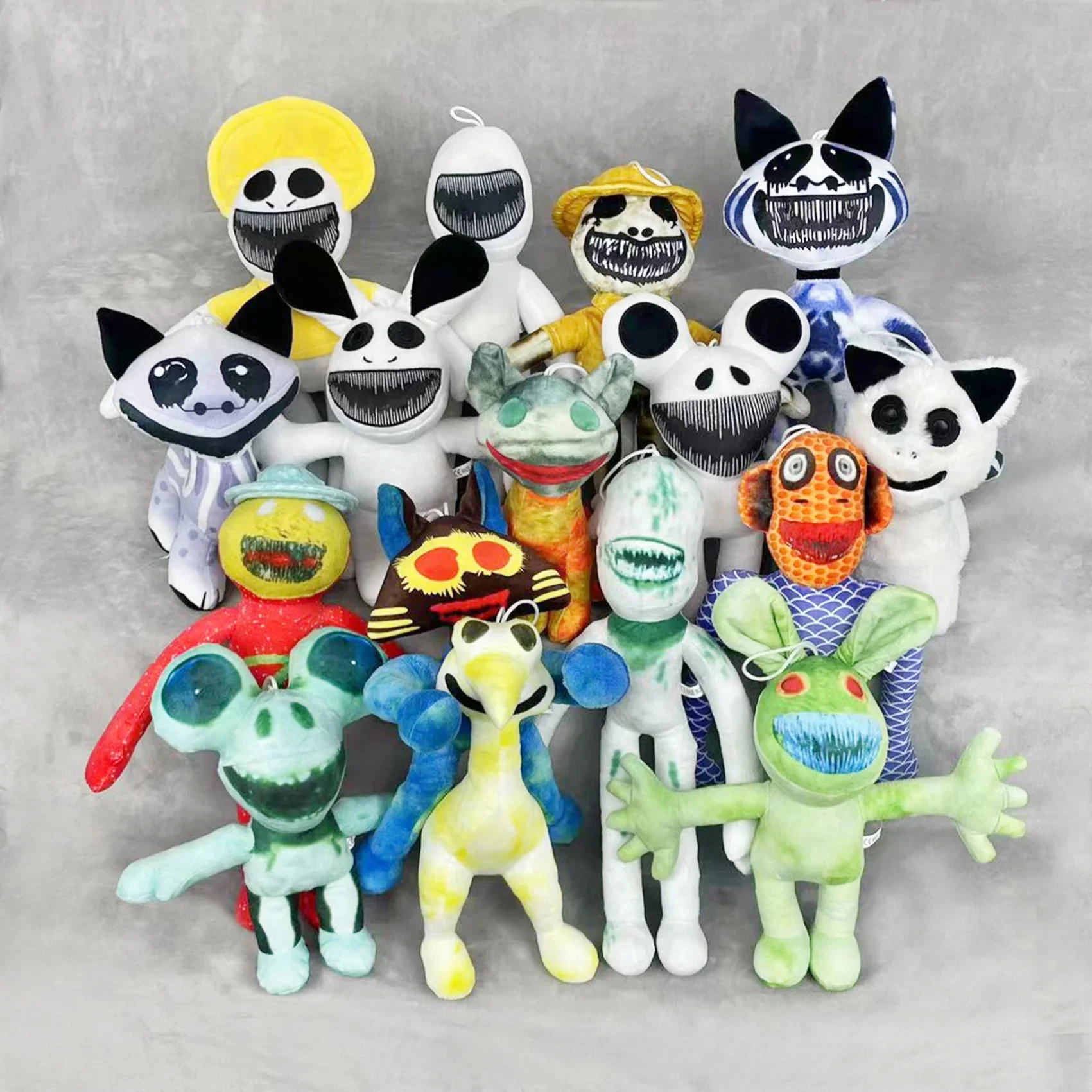 Multiple‑Style Horror Monster Plush Doll Set Weird Creature Stuffed Figure Soft Plushie Home Decor Collectible Christmas Gift