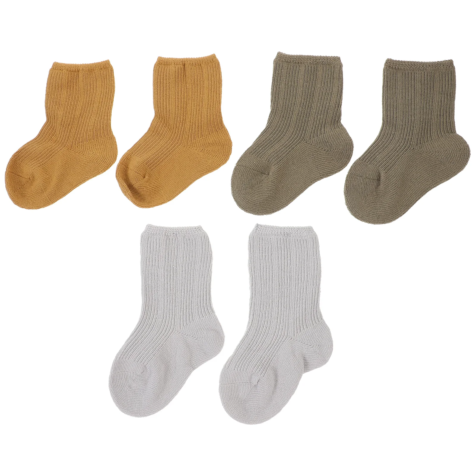 طفل منتصف جوارب أنبوبية 0-24 أشهر لينة الدافئة الوليد طفل الشتاء الجوارب لربيع الخريف نمو الطفل معلم هدية