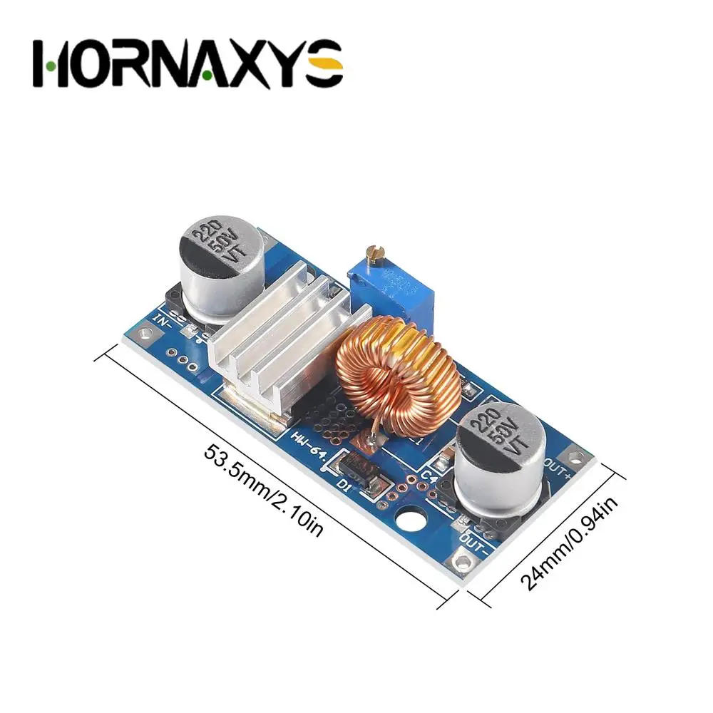 5/10PCS 5A XL4015 DC-DC Step Down Adjustable Power Supply Module Lithium Charger