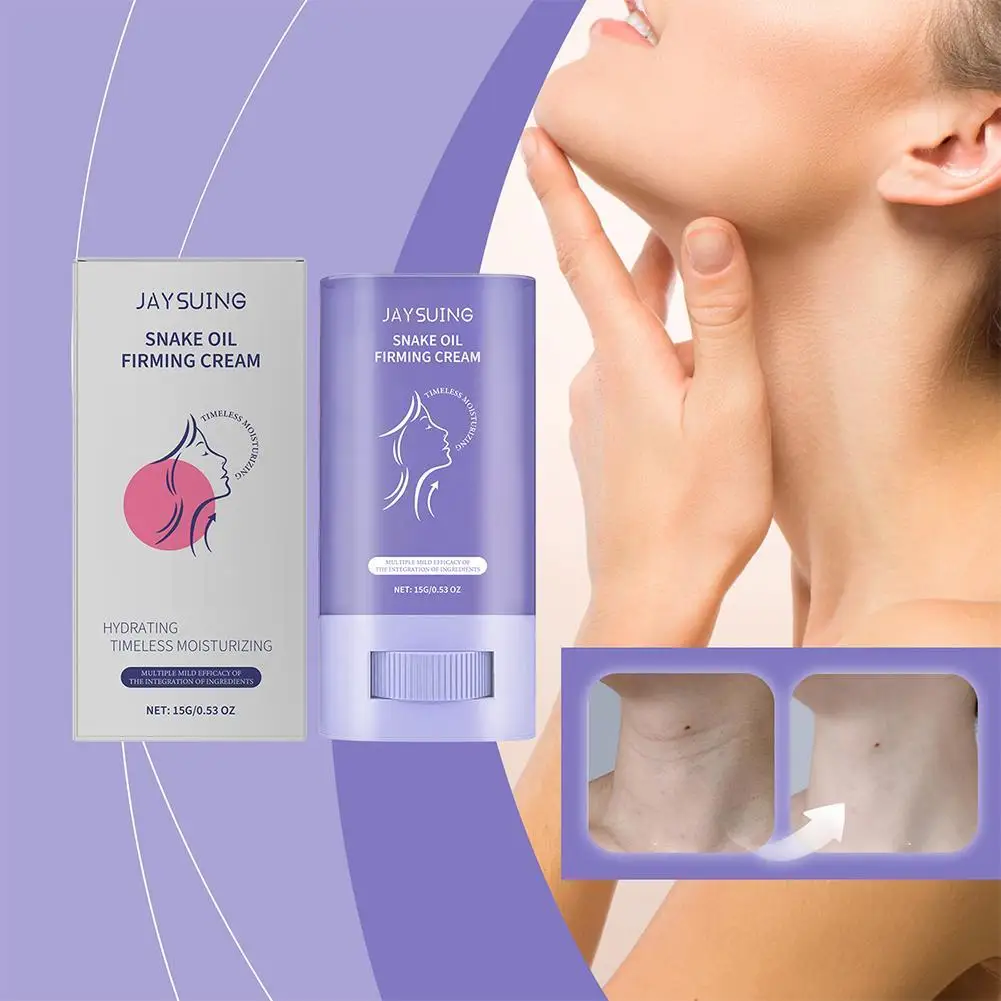

1pcs Neck Firming Cream Stick Tightening Double Chin Smoothes Wrinkles Anti-Aging Lifting Reducing Necklines Moisturizing Skin