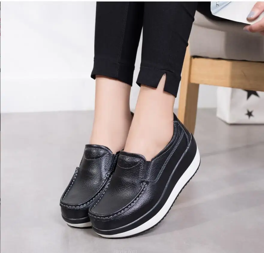 

New Blue Black Hidden Wedge Shoes Heels Sneakers Casual Shoes Woman High Platform Shoes Women's High Heels Wedges Shoes Large