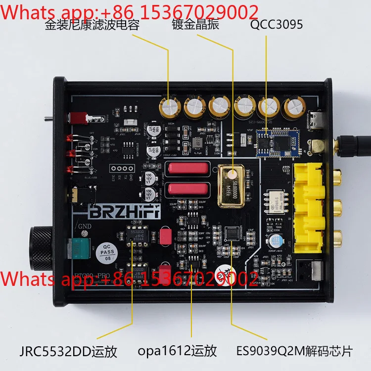 Audio I Bluetooth Receiver BTC60 Decoder ES9039 ES9038 Bluetooth 5.4 Lossless LDAC