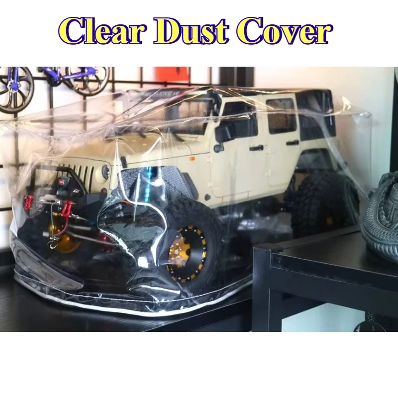 RC Vehicle Clear Dust Cover 1:10 1:8 Scale RC Crawler Static Display Protective Shell Shield customizable size Decor Accessories