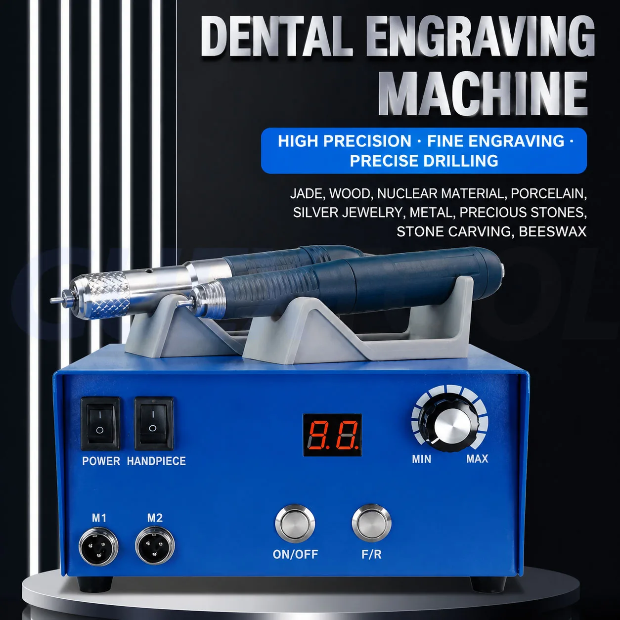 G602 Brushless Carving Machine High-power Polishing Tool With Forward And Reverse Rotation For Jade Carving Wood Carving