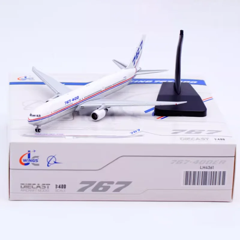 JC Wings Diecast 1:400 Scale B767-400ER N76400 Aircraft Simulation Alloy Finished Souvenir Hobby Collection Toy Decoration Gift