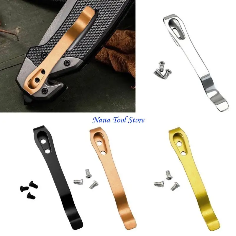 31GJ Reinforced Metal Belt Clip For Gear Tool Organization Tacticals Accessories