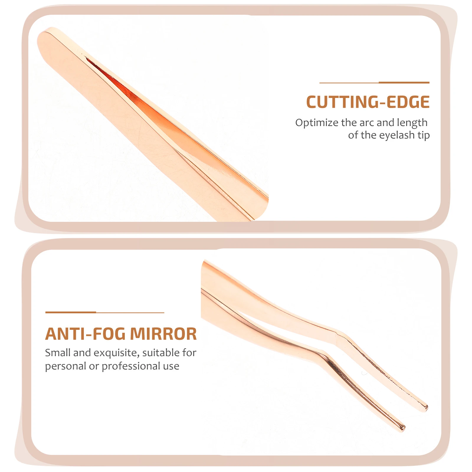 

1Pcs Stainless Steel Eyelash Applicator Tool Precision Clip Tweezers for False Eyelashes