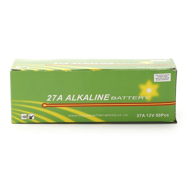 Reliable 27A 12V Alkaline Batteries Long Lasting 12V Alkaline Batteries for Wireless Doorbells & Curtain Remotes Durable