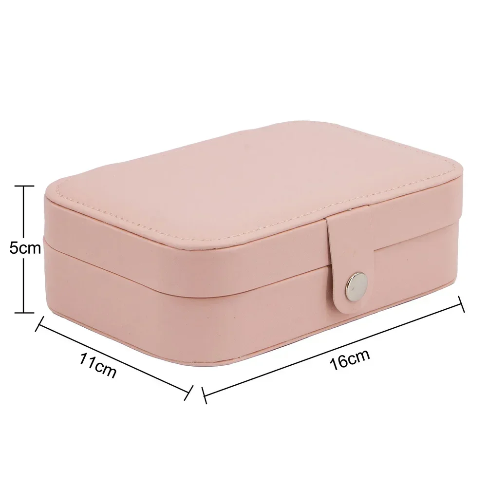 Jewelry Box Black Series 2025 New High-end Exquisite Portable Jewelry Organizer Display Large Capacity Travel Storage Box