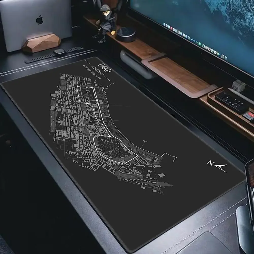 

New Arrivals Formula 1 Racing Circuit Mouse Pad Desk Cute HD Desk Pad Extended Gaming Keyboard Mats Large Gamer Mousepad 90x40