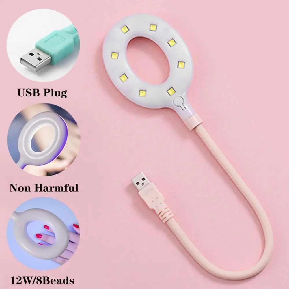 Đại Gel Ba Lan USB Cắm Làm Móng Máy Sấy Móng Tay Đèn LED ABS Hoạt Động Đơn Giản