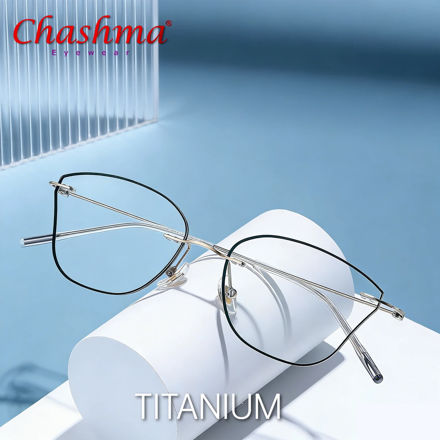 

Cat Eye Eyeglasses Women Fashion Top Quality Pure Titanium Optical Prescription Glasses Frame Thin Ultralight Rx Eyewear Female