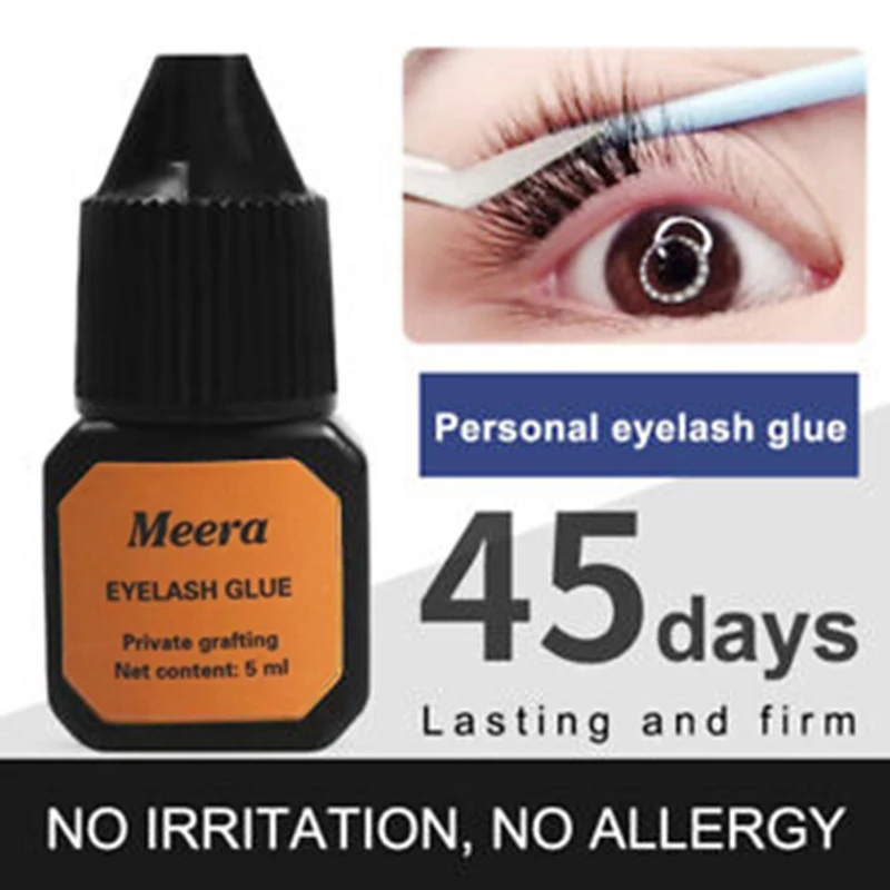 5ml Waterproof Long Lasting Eyelash Glue Quick Dry Strong False Eyelash Extension Glue Soft Adhesive For Lashes Grafting