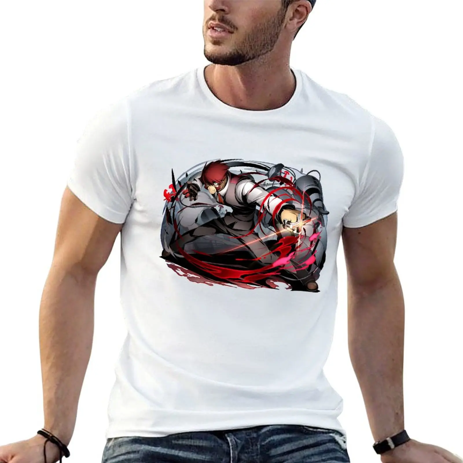 

Klaus Von Reinherz - Blood Blockade Battlefront T-Shirt t shirts for man pack white cotton tshirt 100% T-Shirt