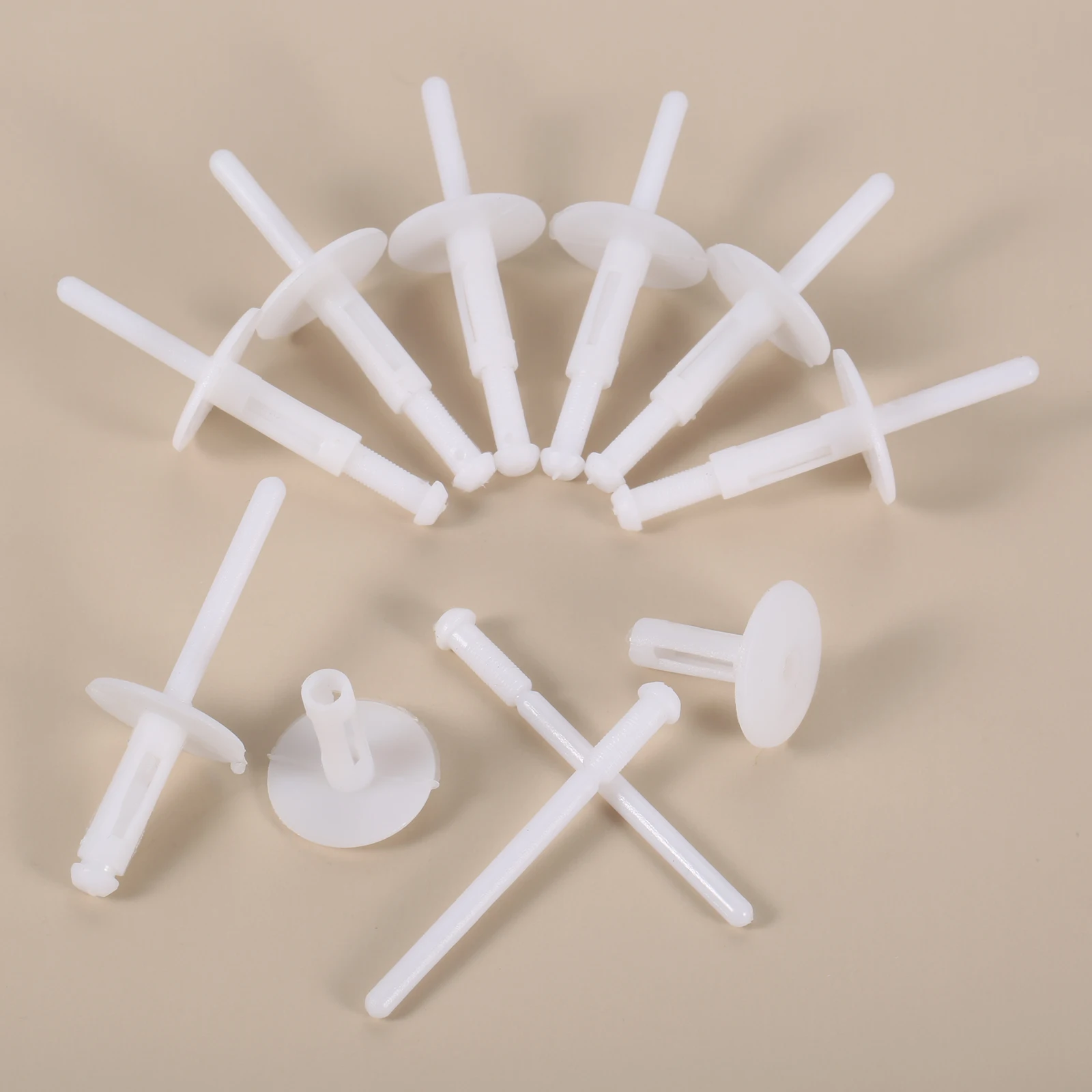 50Pcs/Lot White Pla…