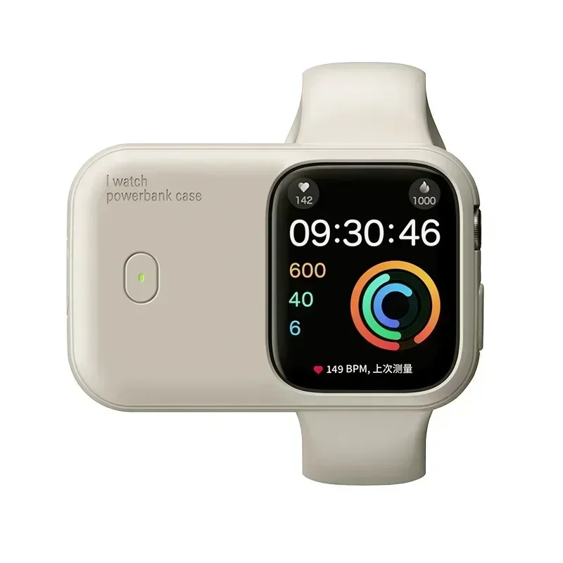 Carregador sem fio portátil 1200mAh Dispositivo Power Bank para Apple Watch 8 7 6 5 4 SE Ultra para iWatch Caso de carregamento rápido