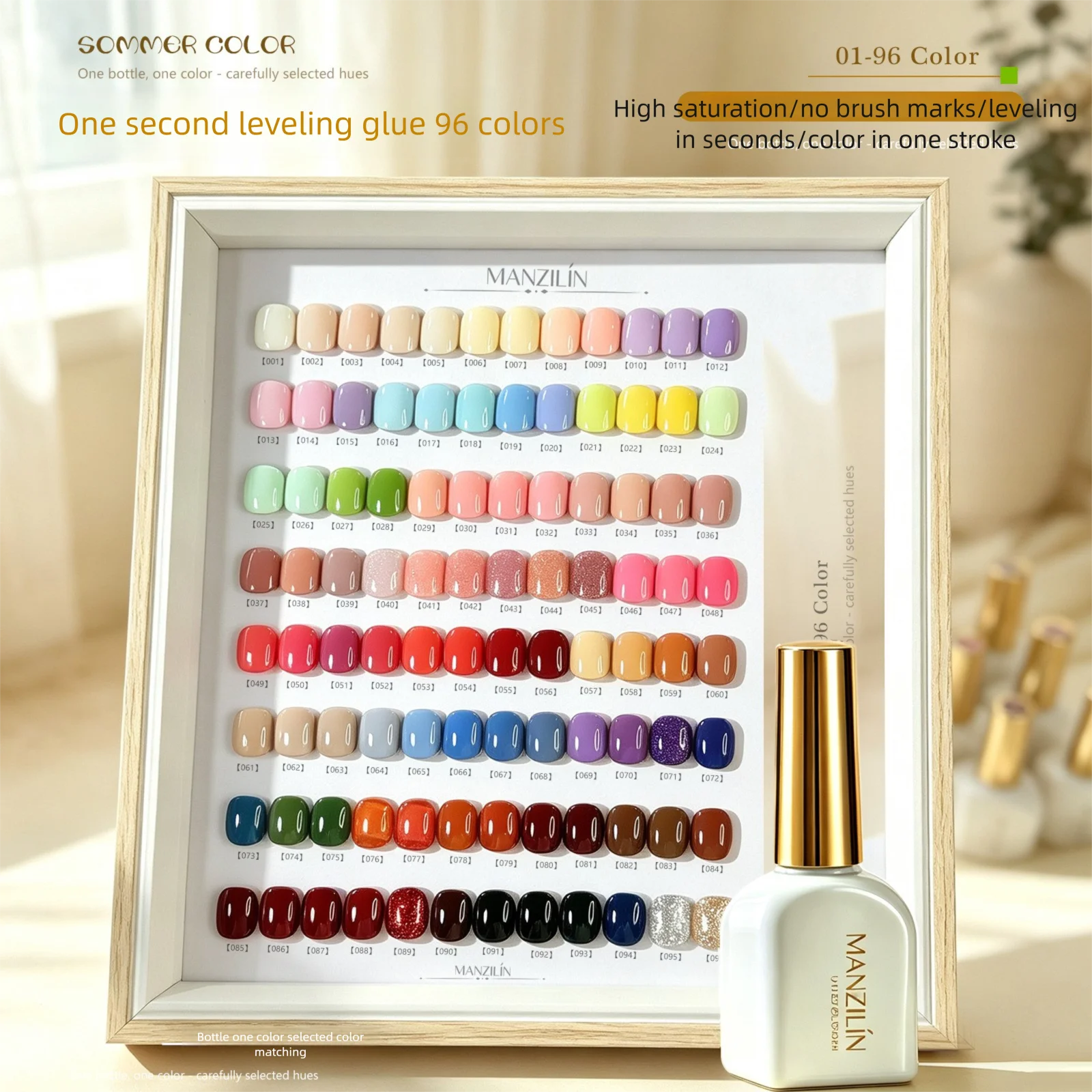 96 Colors Gel Nail Polish Set UV LED Soak off Custom Logo Professional Manicure Kit for Salon Nail Art