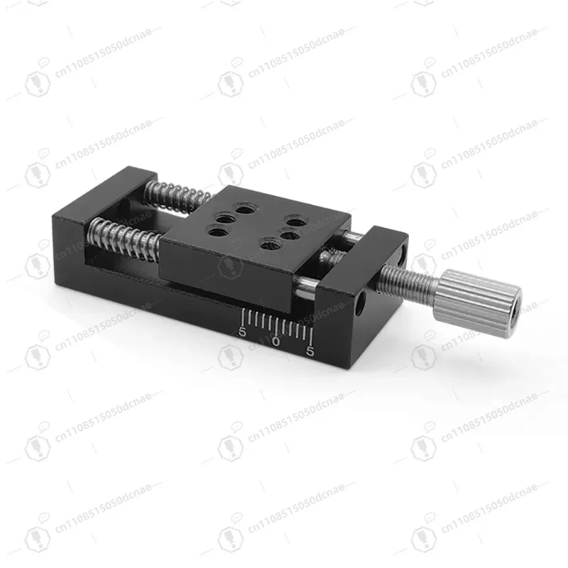 Mini Manual X Axis Linear Translation Stage 20x20mm 10mm Stroke Fine-Tuning Precision Sliding Table for Lab