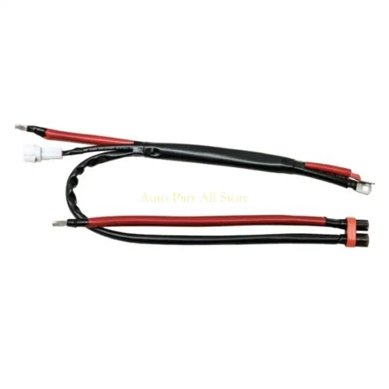 

J0MA High Durability Black ABS Power Connector Cable Cord for E Bike Battery System