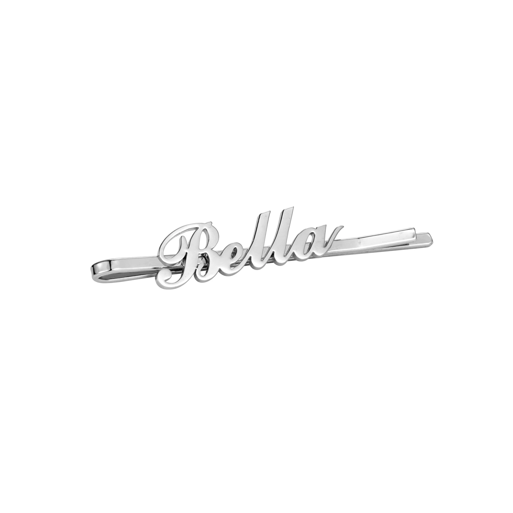 Custom Name Hair Clip Personalized Delicate Script Name Design Metal Hair Accessory Unique Customizable Hair Jewelry Christmas