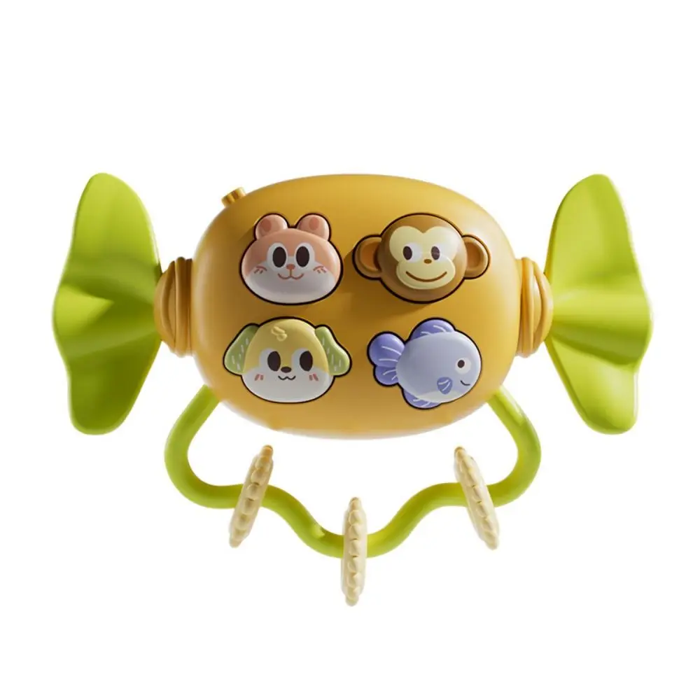 Bonbons apprentissage Montessori jouet animaux bébé jouets mordre les dents sonnerie cloches jouet Montessori Silicone éducatif sable marteau jouets