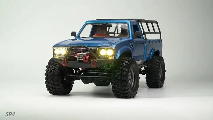 CROSSRC SP4 FR4 SU4  AT4  JT4 1/10 off road 4x4 Soft Car 313 truck  Body with Led lights/mirror/decals/led bucket/body parts