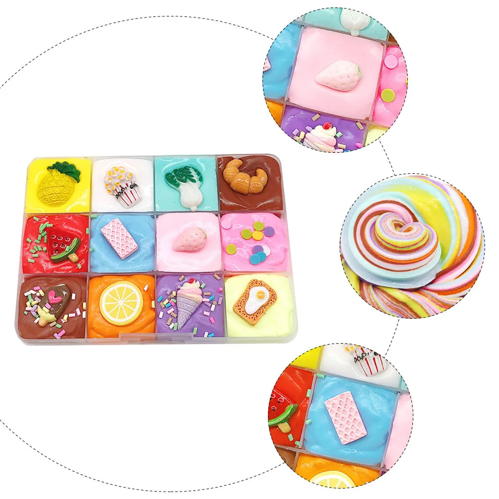 

Dough Kit Soft Non-Sticky Clay For Kids Diy Art Stress Relief Birthday Party Favor Cotton Mud Educational