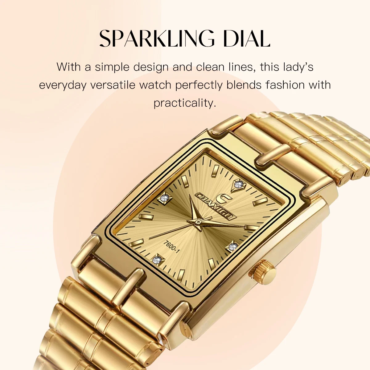 ساعة CHAXIGO الكلاسيكية للزوجين - مقاومة للماء حتى 30 مترًا، وجه زجاجي معدني، سوار فولاذي، تصميم خالد، ساعة مكتبية/كاجوال