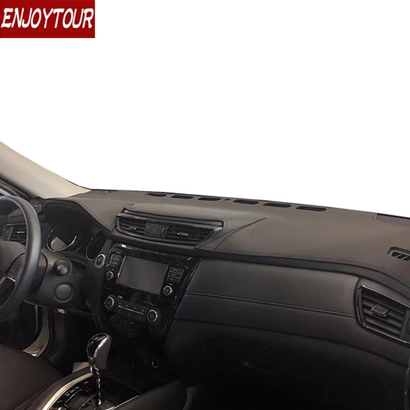 

For Nissan X-trail Xtrail 2007-2015 Leather Dashmat Dashboard Cover Prevent Sunlight Pad Dash Mat 2012 2013 2014 2015 2017 2016