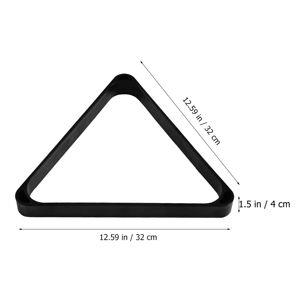 

2Pcs Billiard Triangle Rack Solid Reinforced Rounded Edges Pool Table Balls Organizer Billiard Accessories Room