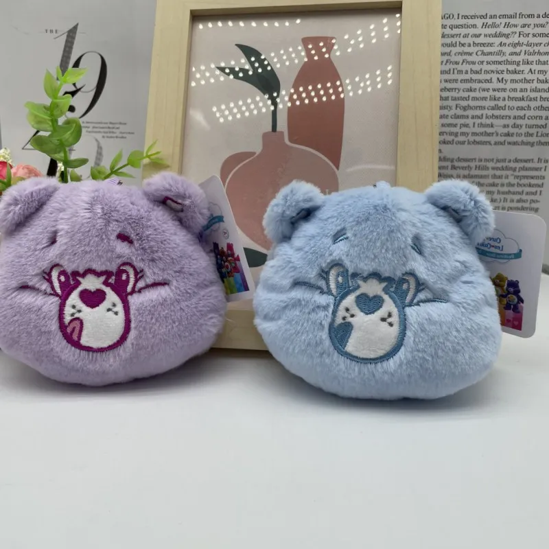 Fashion brand cartoon Cute Bear Purse Plush Doll Key Chain Wedding Throw Baby boutique companion gift  backpack decorate