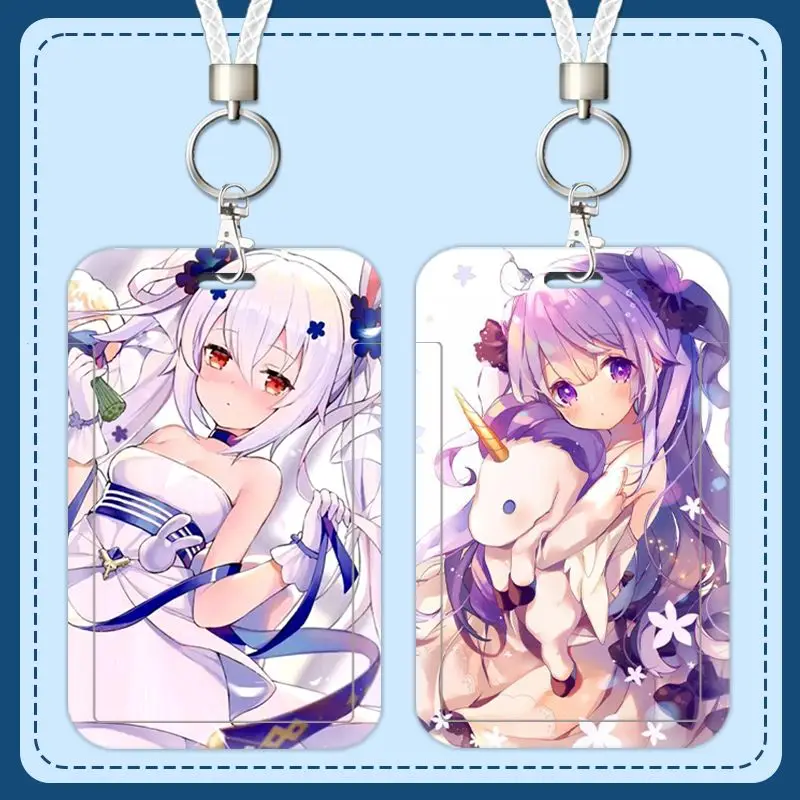 Azur Lane USS Laffey HMS Formidable Cosplay Anime Lanyard Student Meal Card Access Card Protective Sleeve Pendant Gift