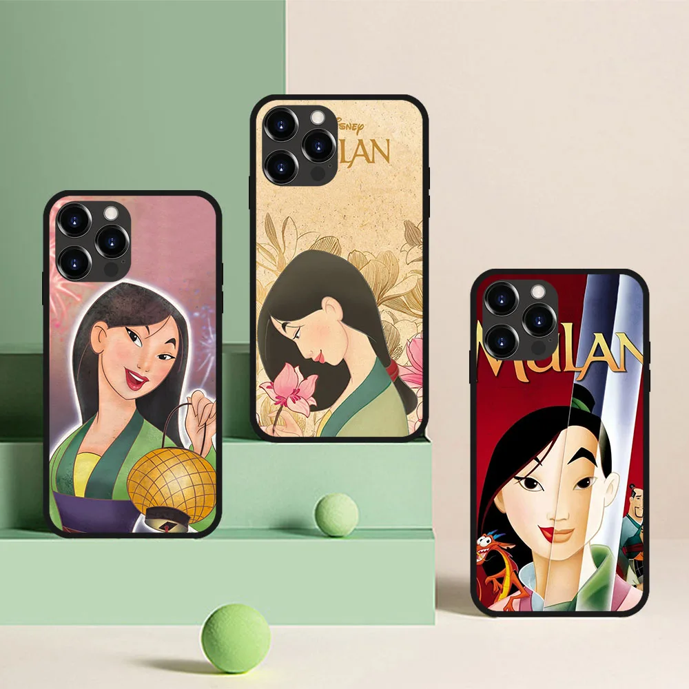 IT-57 Princess Mulan Soft Case For OPPO A54 A5S A7 A12 A12S A74 A95 F19 A8 A31 A9 A5 F11 Reno 3 A91 F15 A93