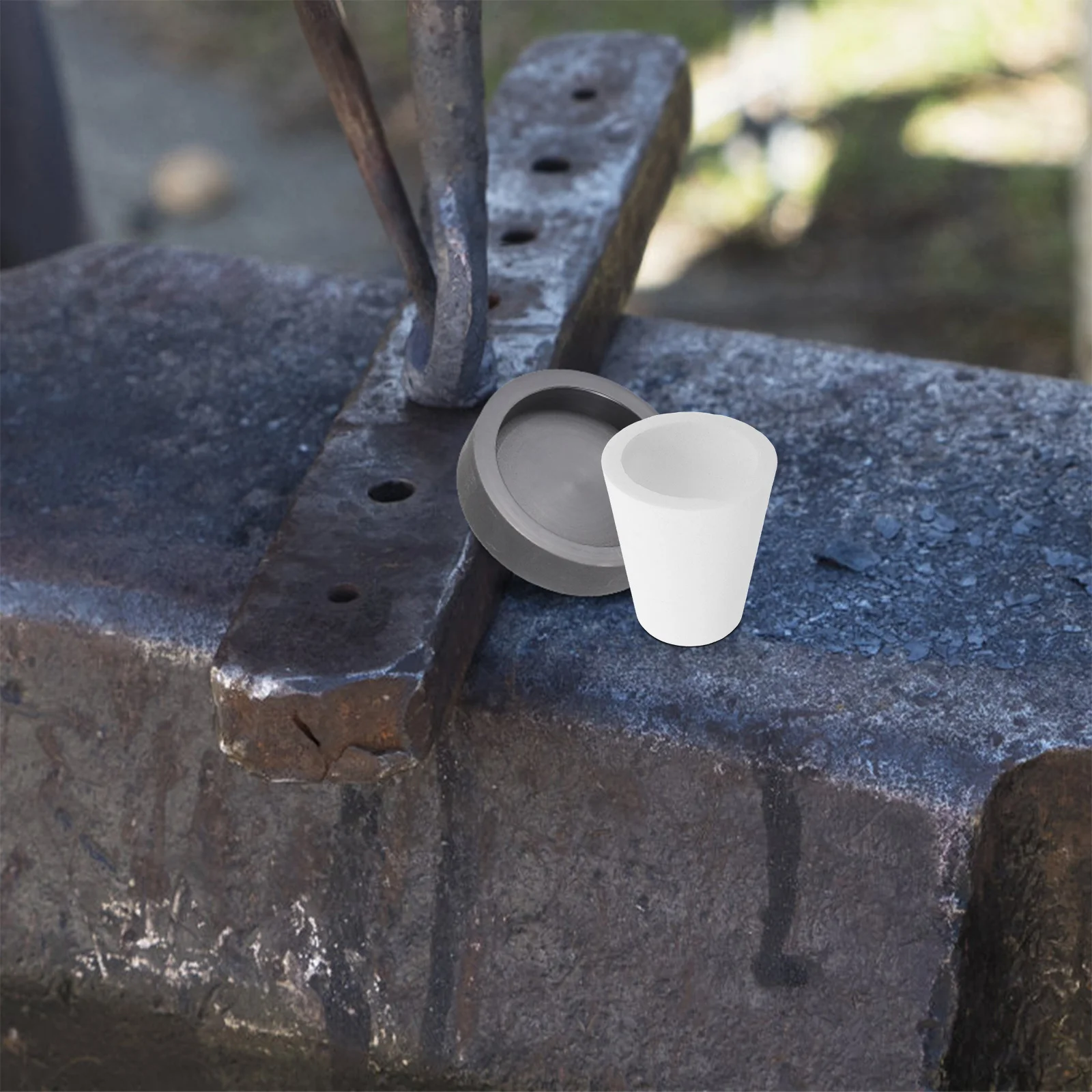 

Small High Purity Quartz Crucible for Metal Melting Casting Smelting Practical Convenient Quartz Mold High Temp