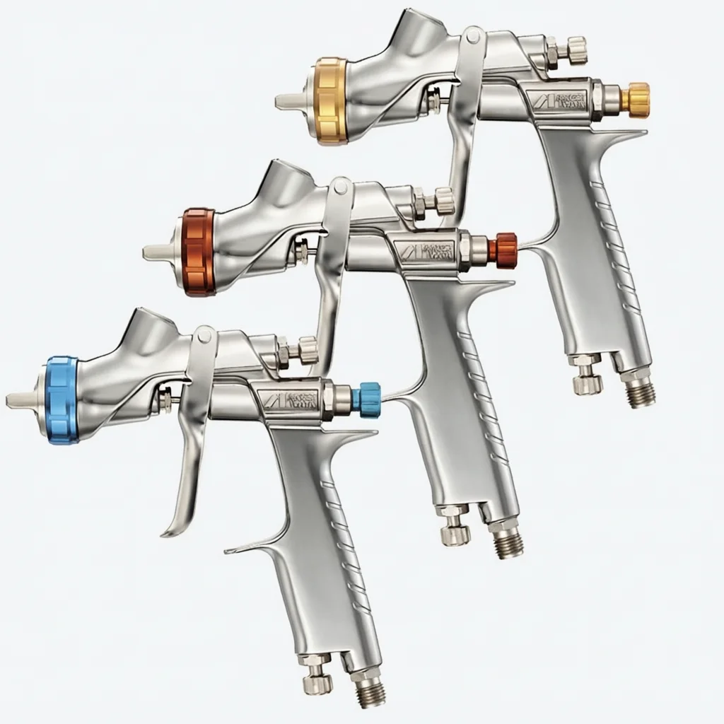 Anest Iwatas Spray Gun Kiwami-4-WB KIWAMI-4-WBX W-400 Spray Gun HVLP 1.3mm 1.4mm Furniture Car Paint Gun