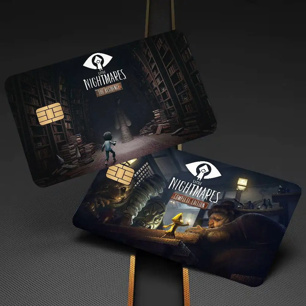 Adventure L-Little Game Nightmares Anmie Sticker Film Skin Cover for Credit Card Debit Bank Card Front