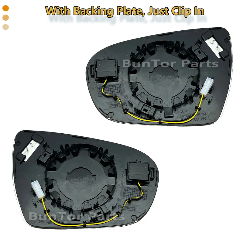 876112T530 876212T530 For KIA OPTIMA 2013 2014 2015 Side Rearview Mirror Glass With BSD Heated#Car Wing Mirror Lens Parts