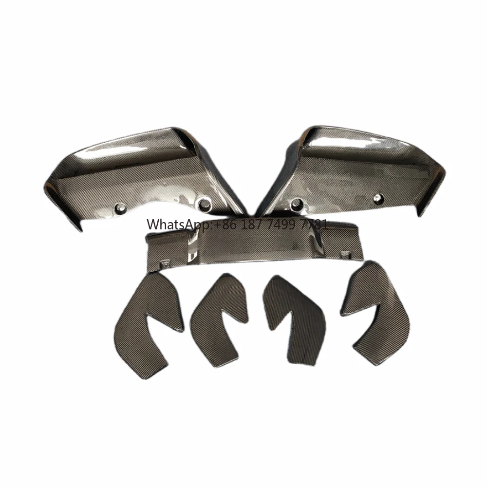 

Used for Upgrading . I8 with High-quality Carbon Fiber EB Style Rear Diffuser Rear Bumper Protector Body Kit