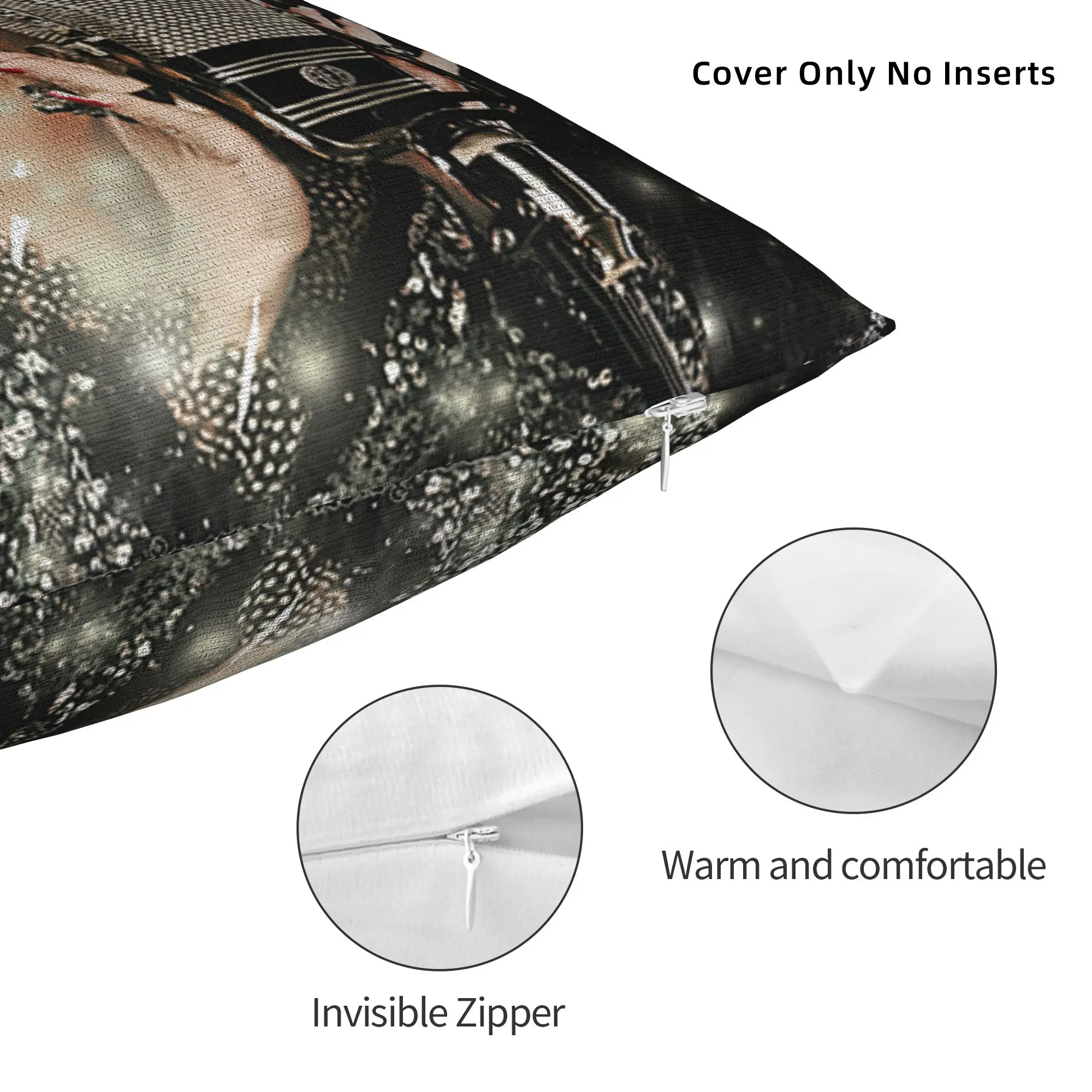 Dollys Singer Partons on The Mic Pillowcase Printed Polyester Cushion Cover Decor Portrait Pillow Case Cover Home Zipper