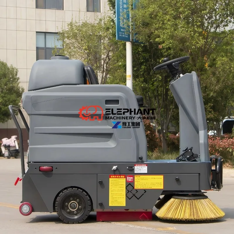 Hot Sale Mini Ride-On Electric Road Sweeper, Portable Efficient Floor Cleaning Machine for Workshop Street