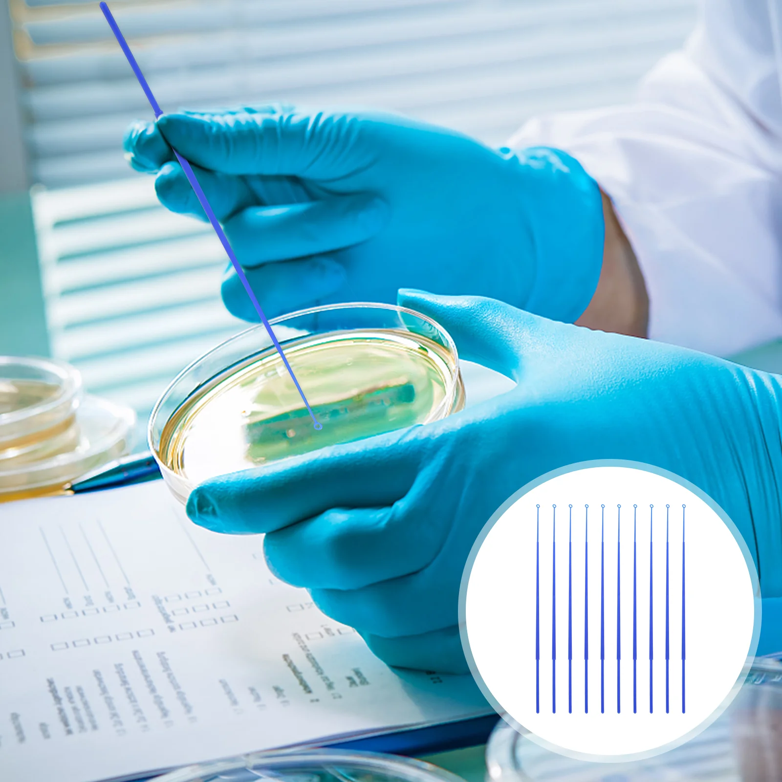 20 szt. Narzędzia do zaszczepiania pałeczki laboratoryjnej