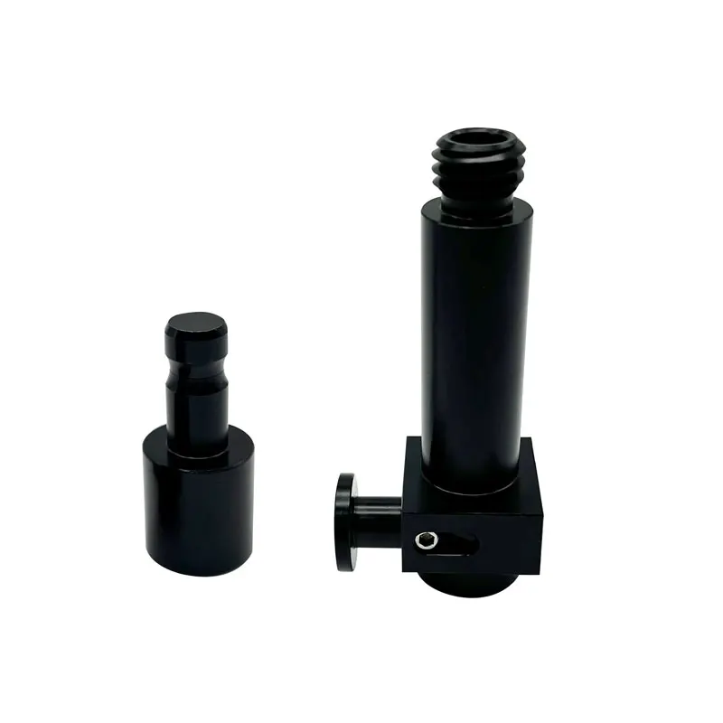 Quick Release Adapter for leica Trimble Total Station GPS SECO Prism Pole Black