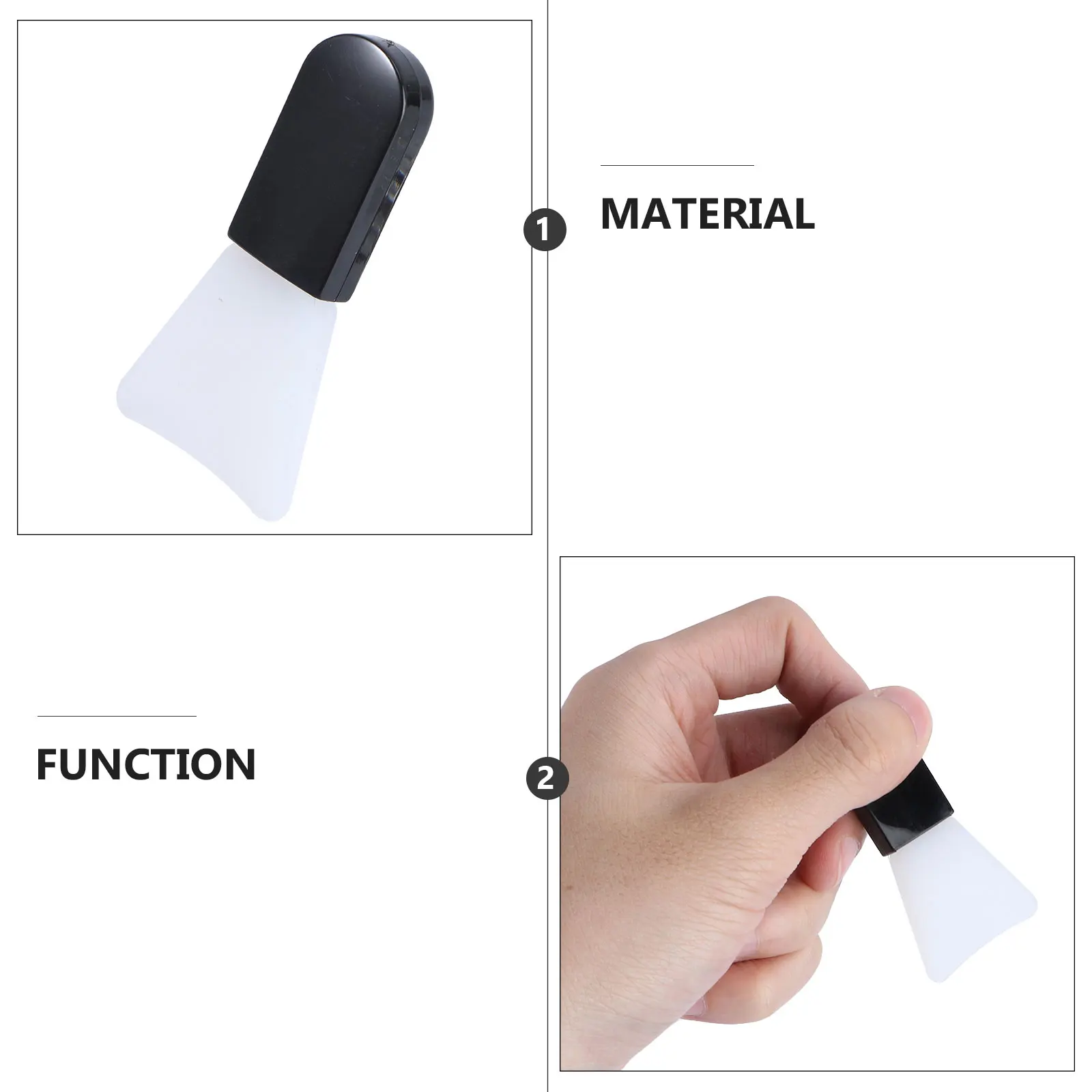 

10 Pcs Face Mask Brush Skincare Tools Silicone Professional Reusable Easy to Clean Beauty Supplies Facial Makeup Brushes