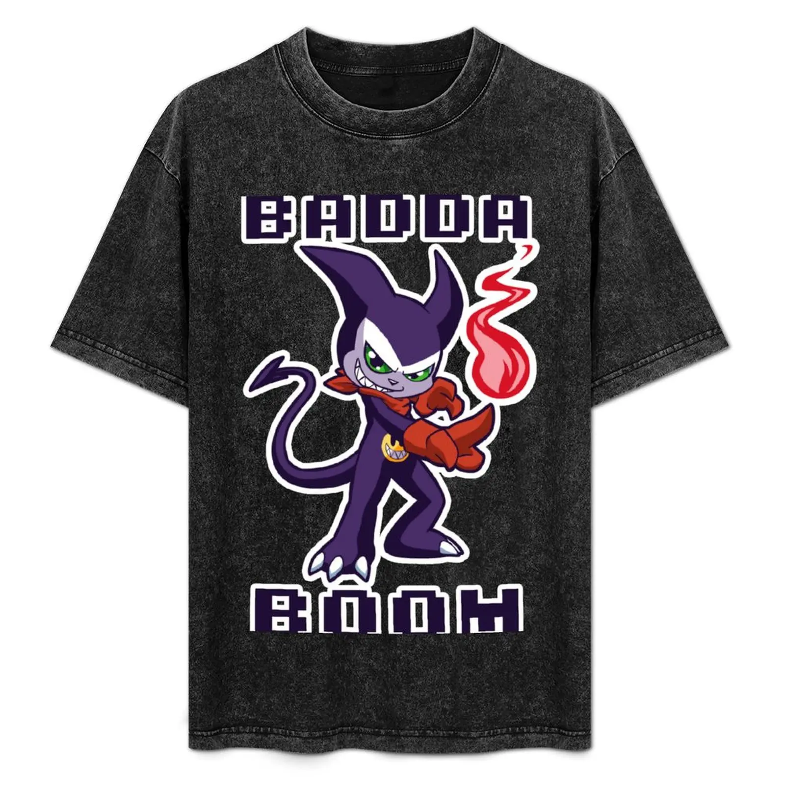 Badda Boom T-Shirt Simple Line Art Print Tee
