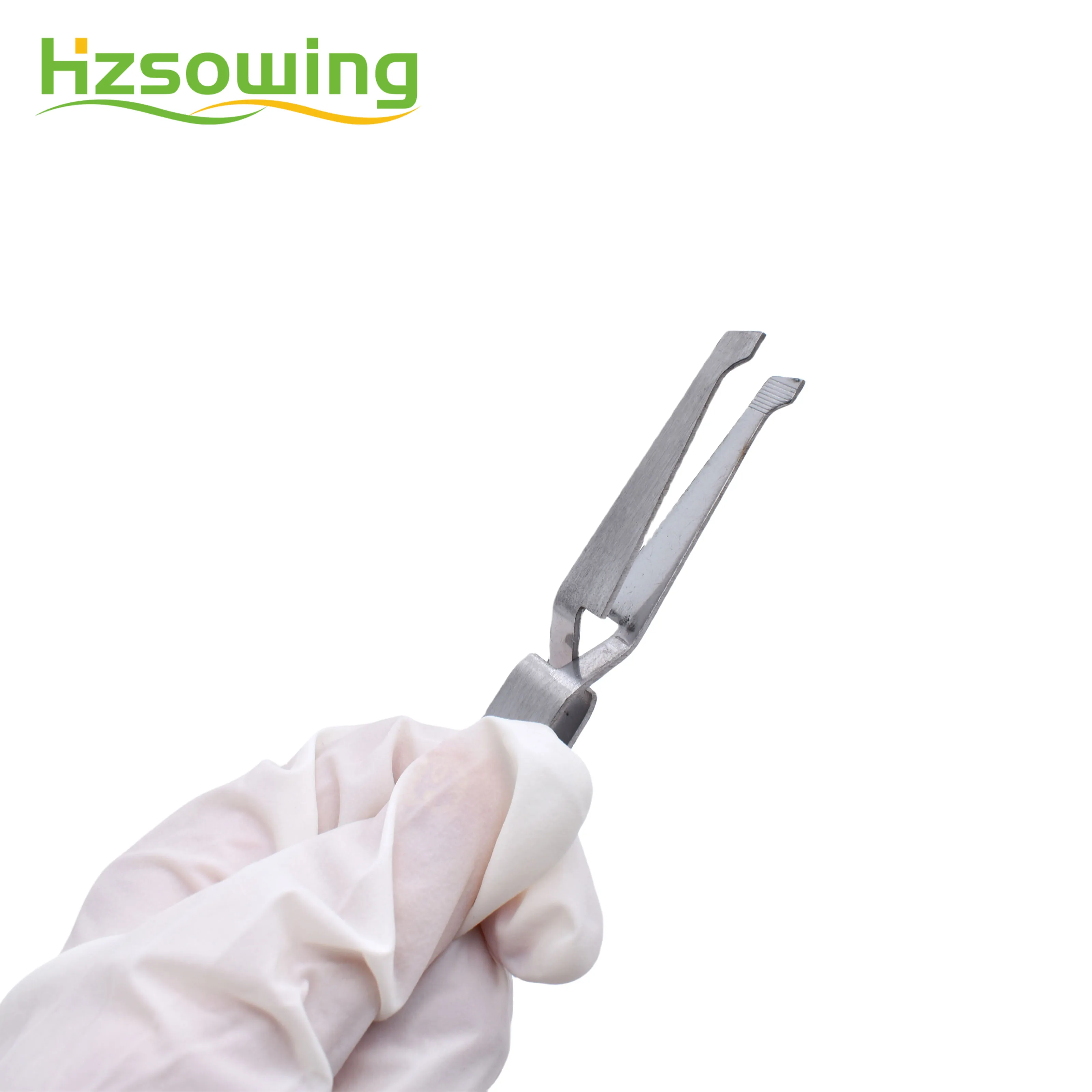 Bracket Tweezers Holder Dentistry Istrument Orthodontic Stainless Steel Serrated Tweezers Plier for Teeth Care Tools