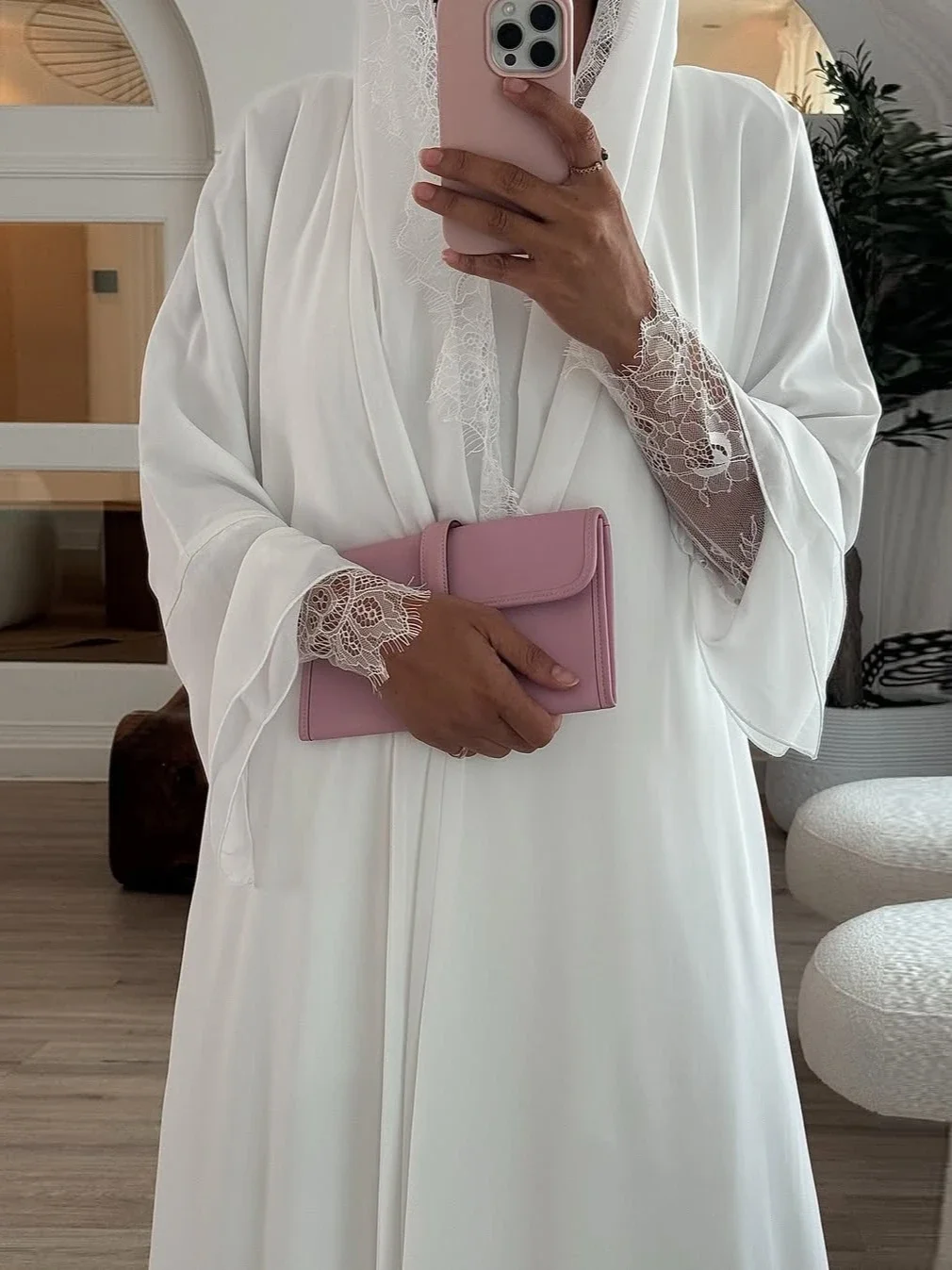 Femmes Abaya écharpe dentelle manches ouvert Cardigan Robe dubaï Eid fête musulmane Jalabiya Ramadan Abayas Maroc caftan arabe longue Robe