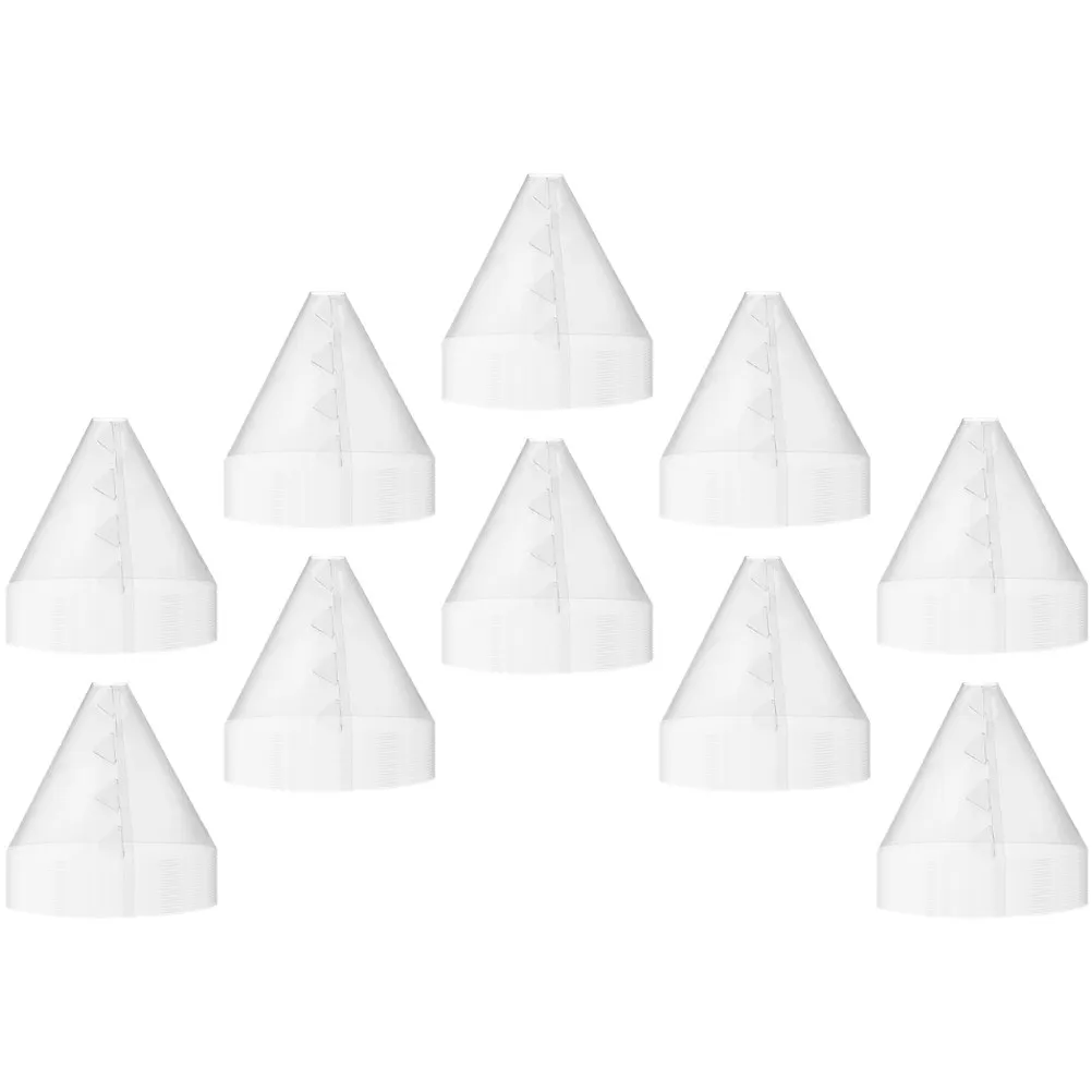 

10Pcs Clear Plant Covers Garden Frost Protection Freeze Protection Plant Protectors Winter Outdoor Plants Protective Cover