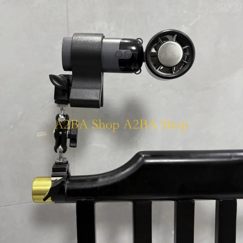 A2BA Adjustable Clip Easy Installation Clamp Holder for Microphone Hair Dryers
