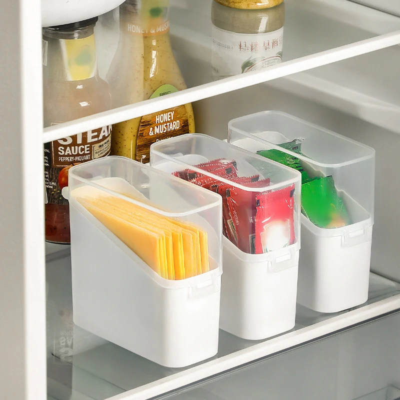 Cheese Keeper Case Airtight Kitchen Food Storage Container With Lid Slice Cheese Holder Frige Odor Transparent Organizer